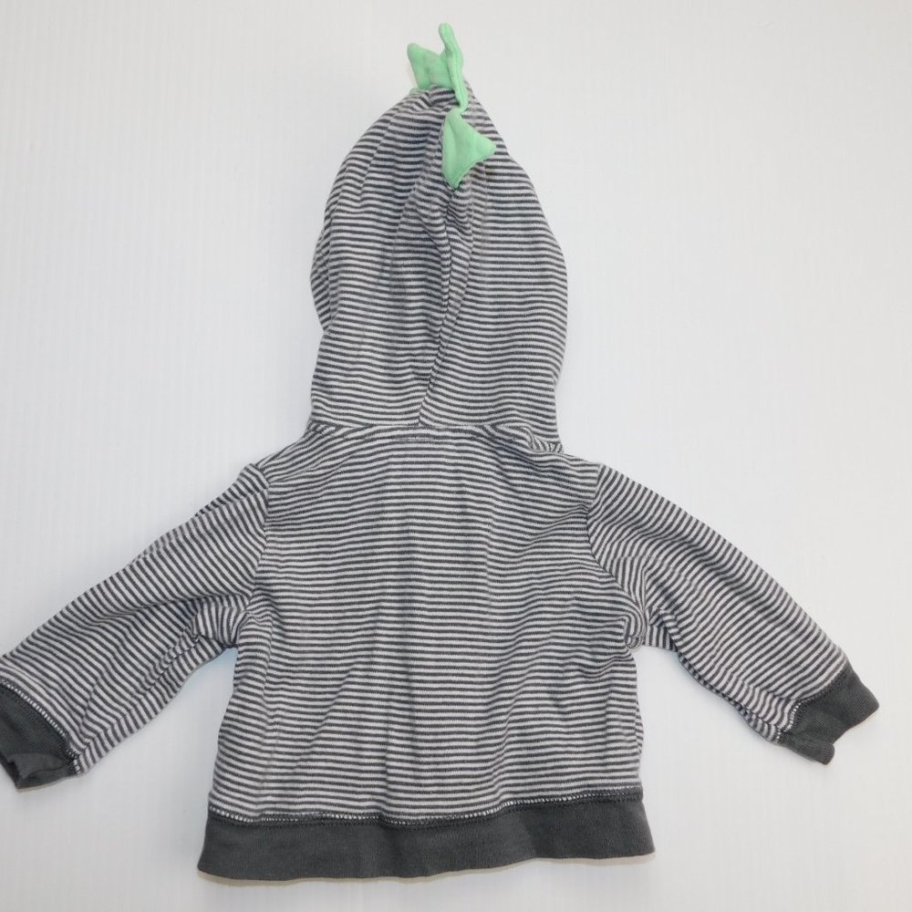 Carter's Newborn Dragon Dinosaur Full Zip Hoodie - Picture 8 of 8
